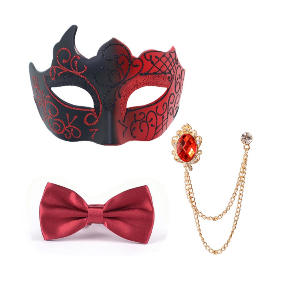 Half-Face Painted Party Mask S - Respirator Half Face ulasan dan harga
