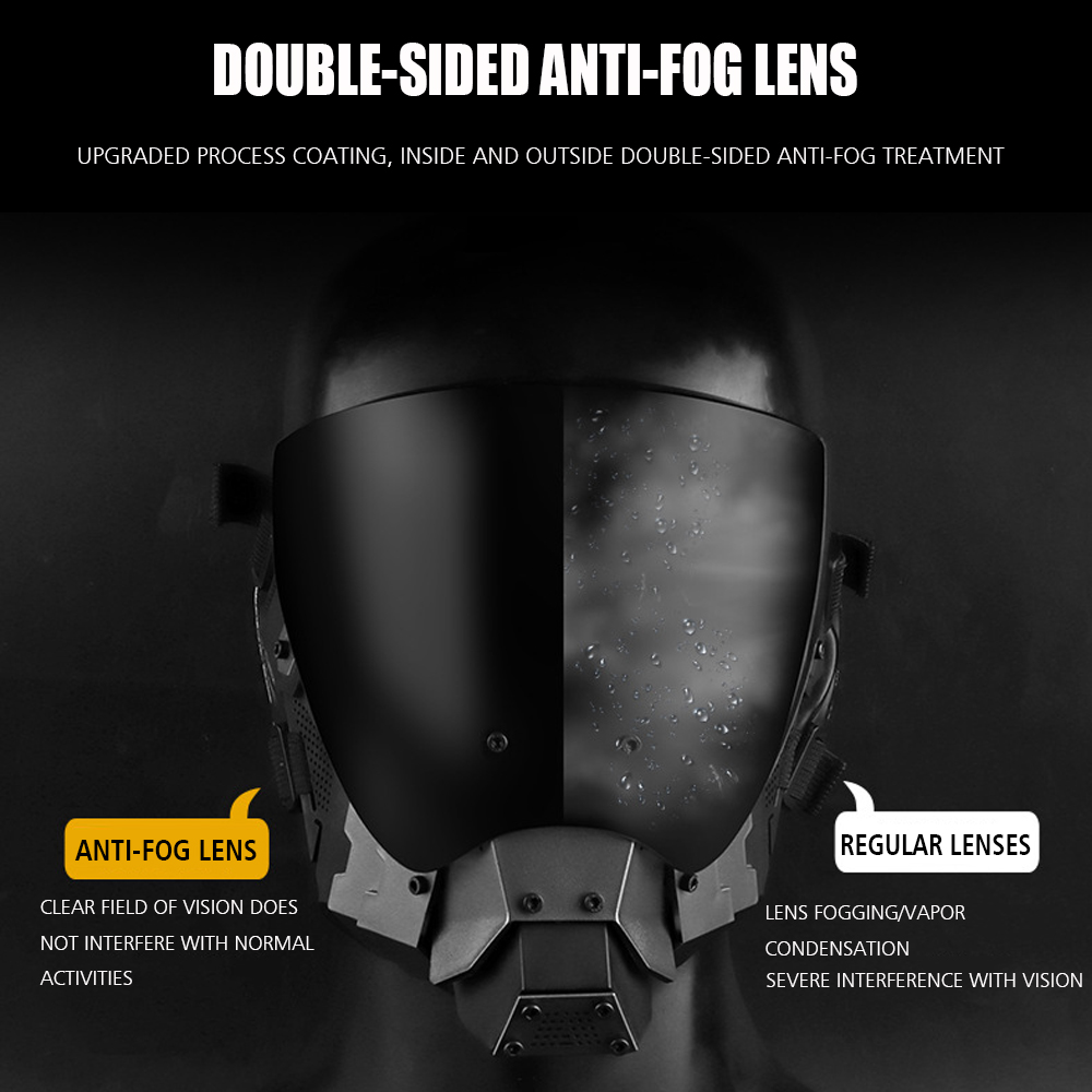 Tactical Airsoft Mask Outdoor  - Anti Pollution Mask ulasan dan harga