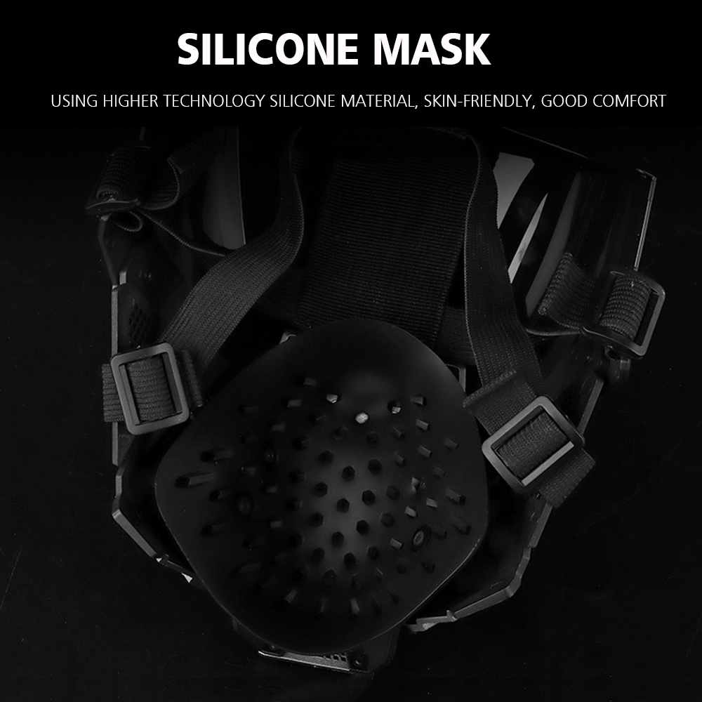 Tactical Airsoft Mask Outdoor  - Anti Pollution Mask ulasan dan harga