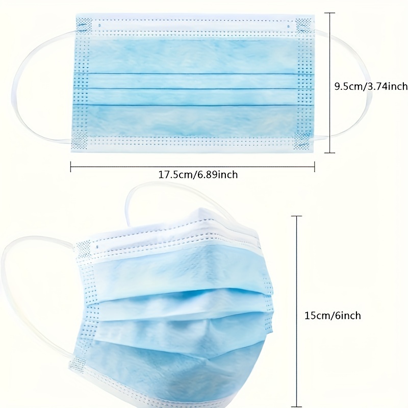 Delivery in 10 Days! 400Pcs Th - Disposable Mask Blue ulasan dan harga