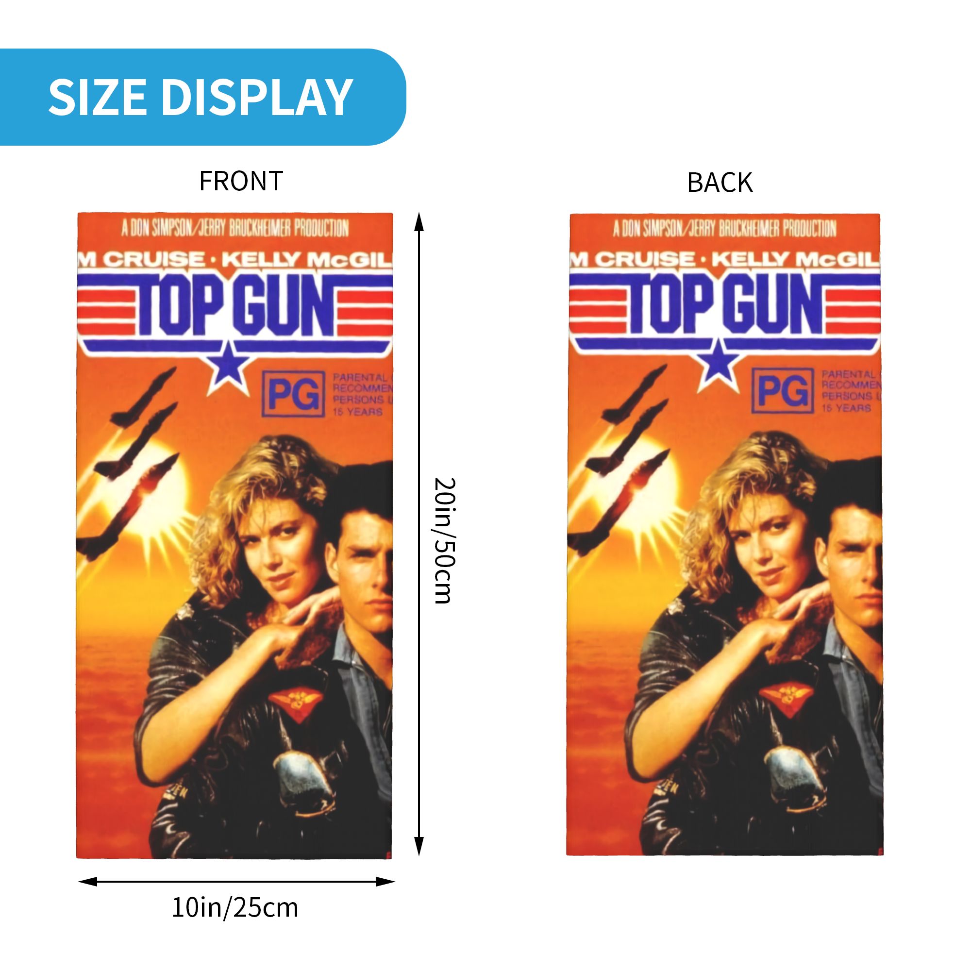 Top Gun Maverick Tom Cruise TV - Neck Gaiter Face Cover ulasan dan harga