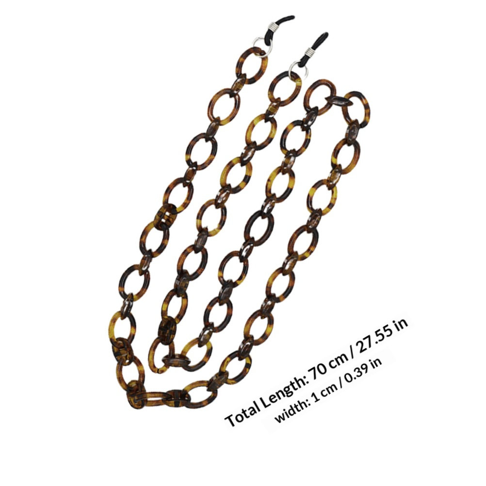 Bright Transparent Acrylic Fac - Mask Chain Holder ulasan dan harga