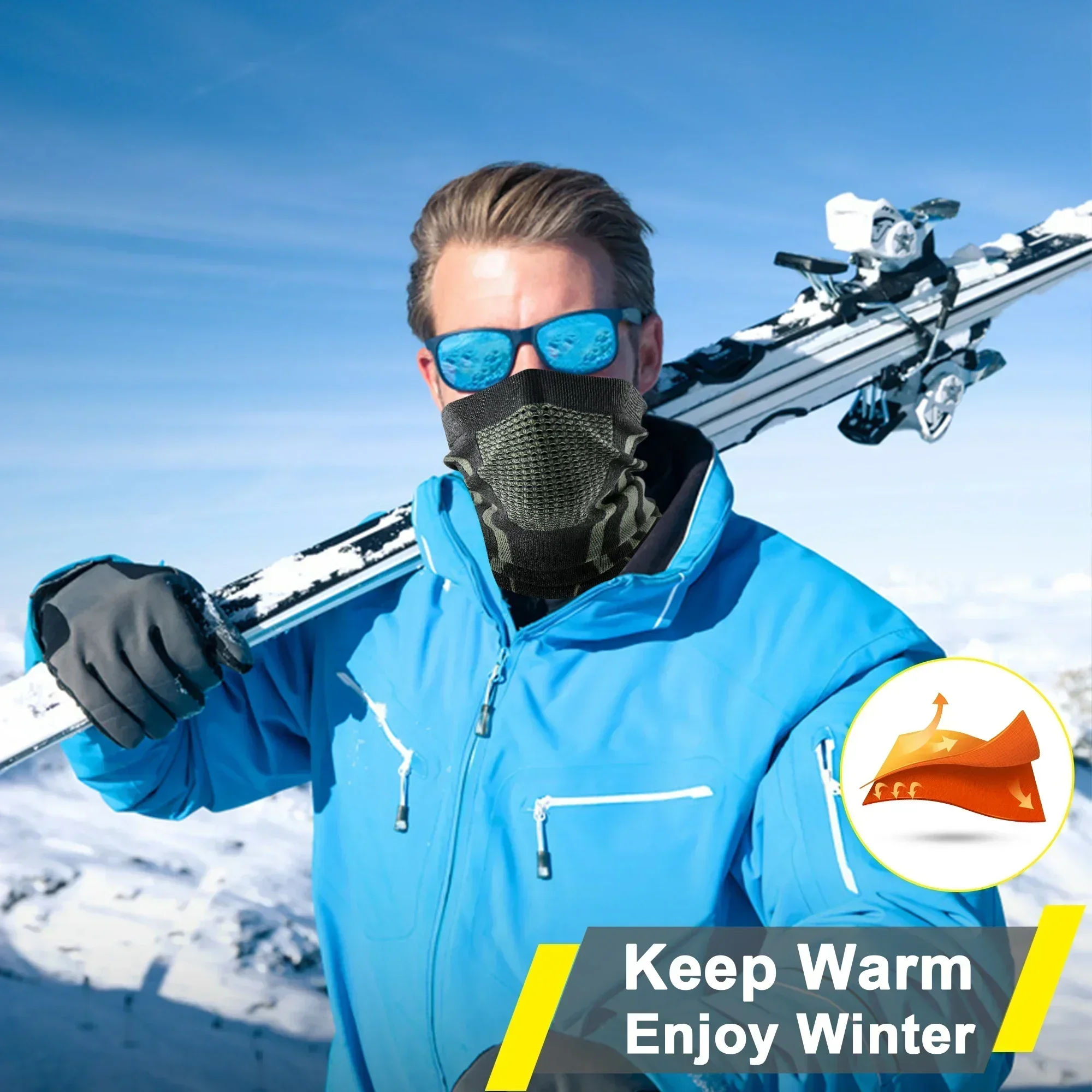 Winter Ring Tube Soft Bandana  - Respirator Half Face ulasan dan harga
